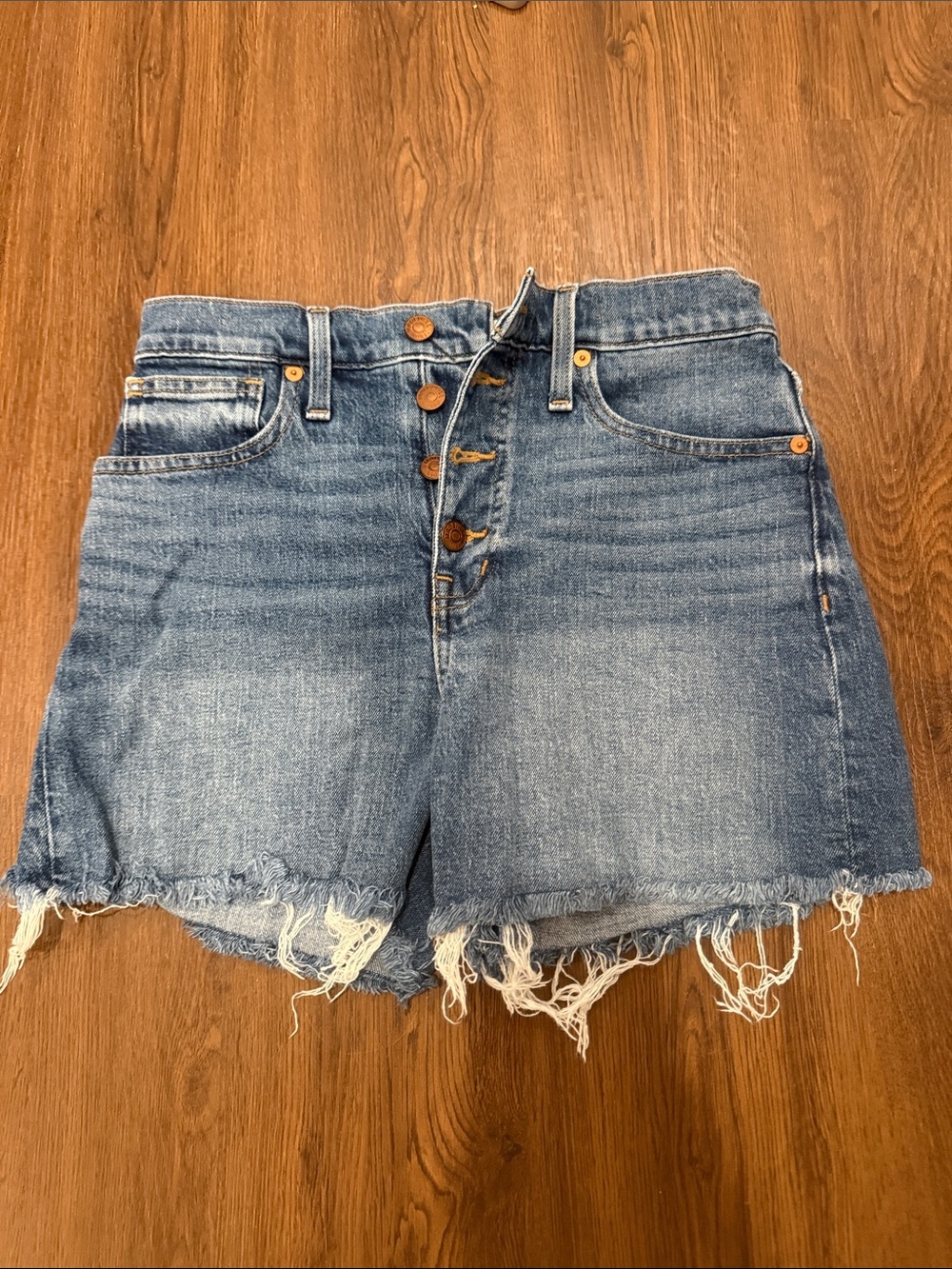 Madewell High Rise Denim Shorts